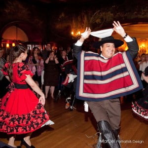 Fiestas Patrias Dancing Cueca