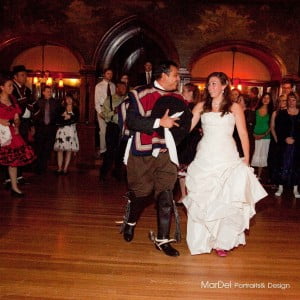 Fiestas Patrias Dancing Cueca